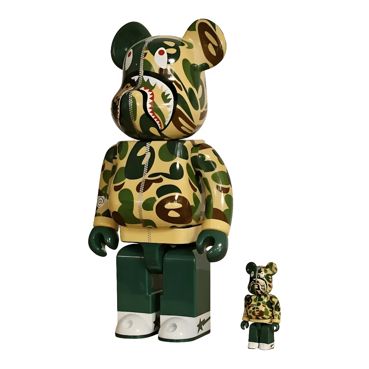 Baby Milo Camo Shark Green Version schräg