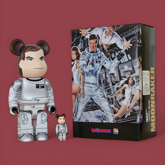 Bearbrick James Bond Moonraker 100%+400% mit Verpackung