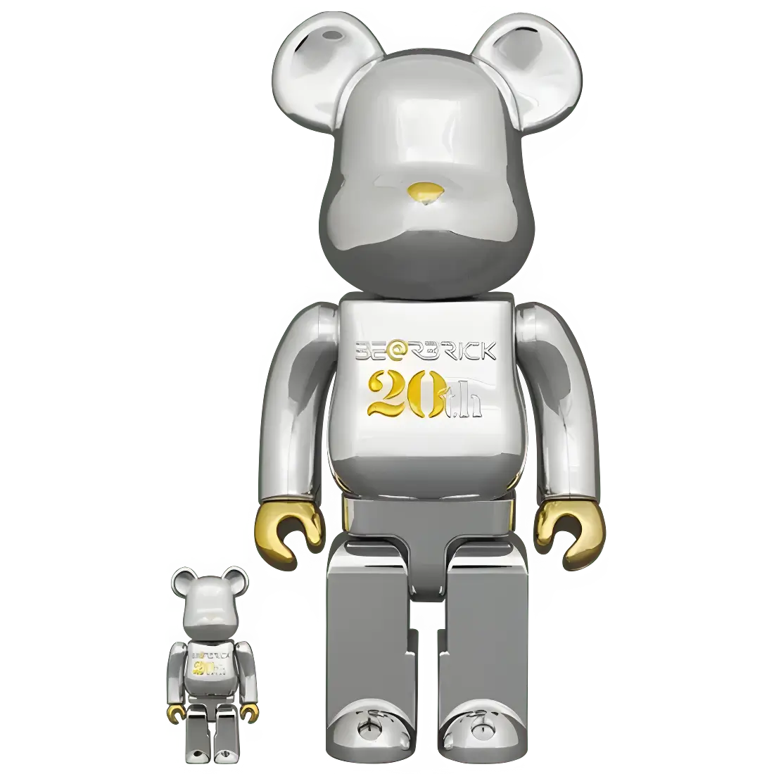 Bearbrick 20th Anniversary Model 100%+400% Herstellerbild 1