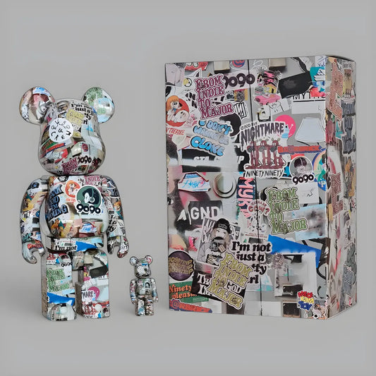 Bearbrick 9090 × S.H.I.P&crew 100%+400% mit Verpackung