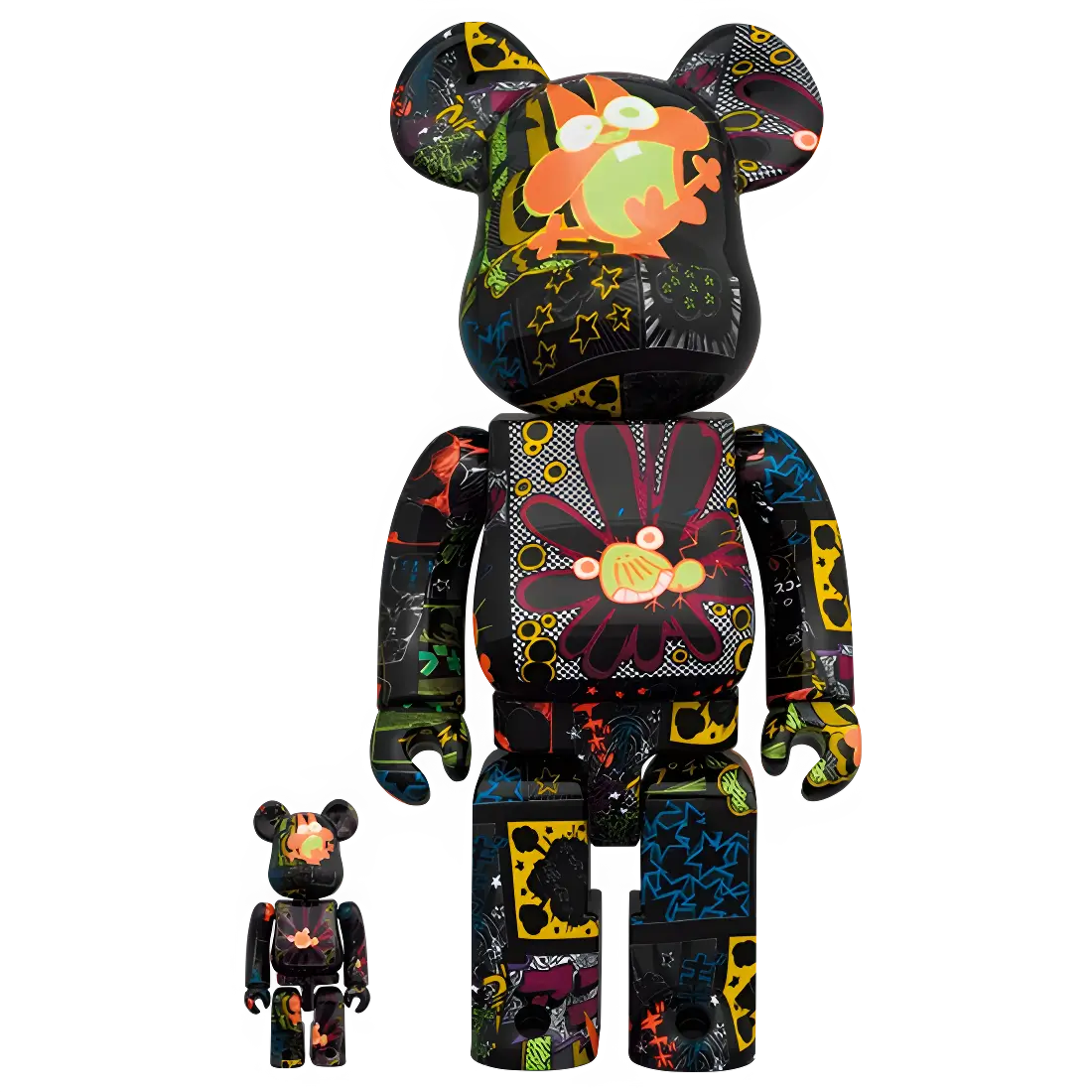 Bearbrick Akatsuka Nyarome & Beshi 100%+400% Herstellerbild 1