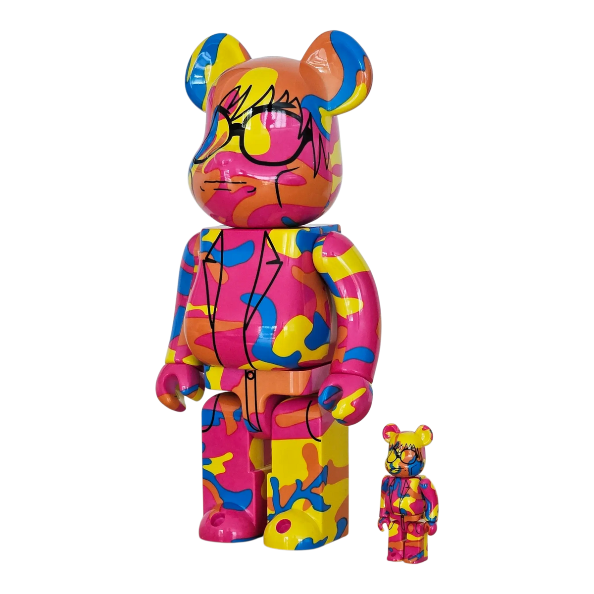 Bearbrick Andy Warhol 'Special' 100%+400% schräg