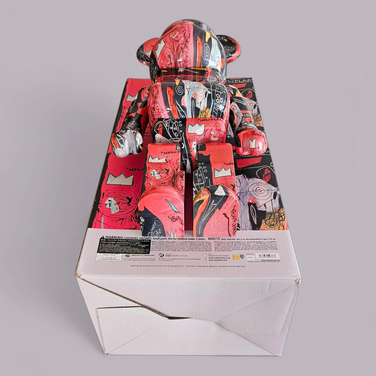 Bearbrick Andy Warhol × Jean-Michel Basquiat #1 Echtheitsmerkmale