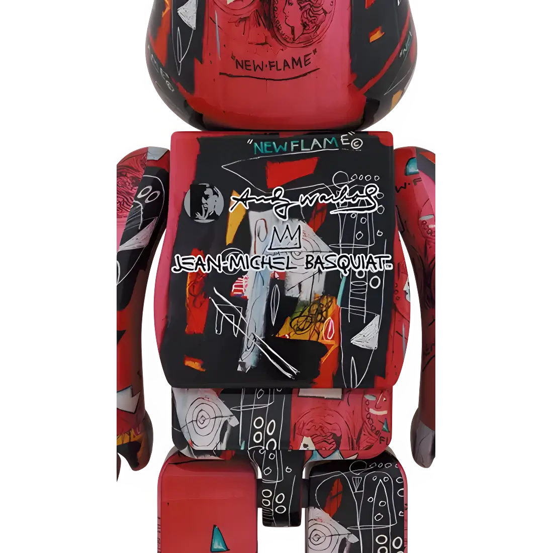 Bearbrick Andy Warhol × Jean-Michel Basquiat #1 Herstellerbild 2