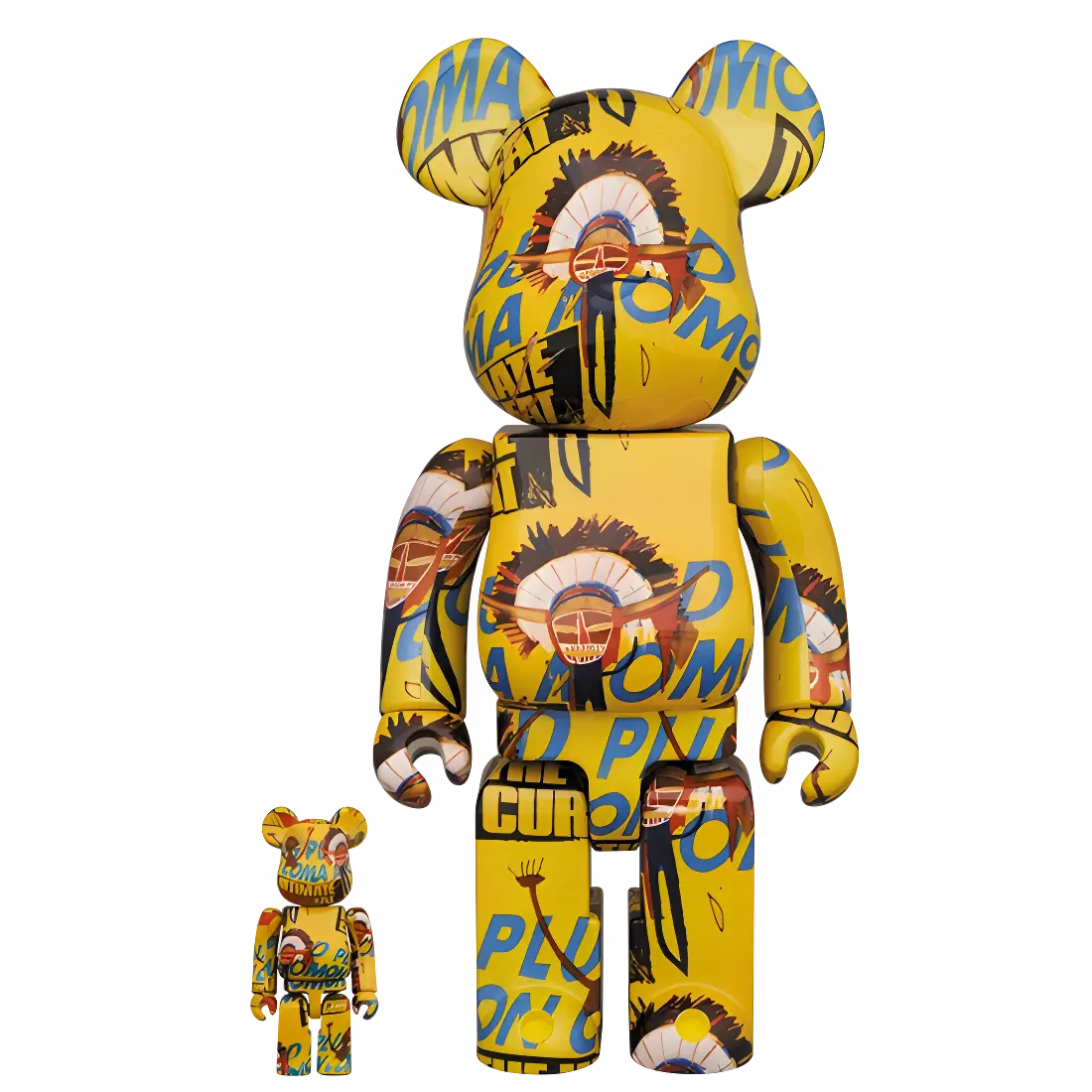 Bearbrick Andy Warhol × Jean-Michel Basquiat #3 100%+400% Herstellerbild 1