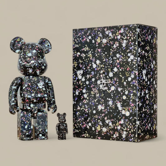 Bearbrick Anever Black 100%+400% mit Verpackung