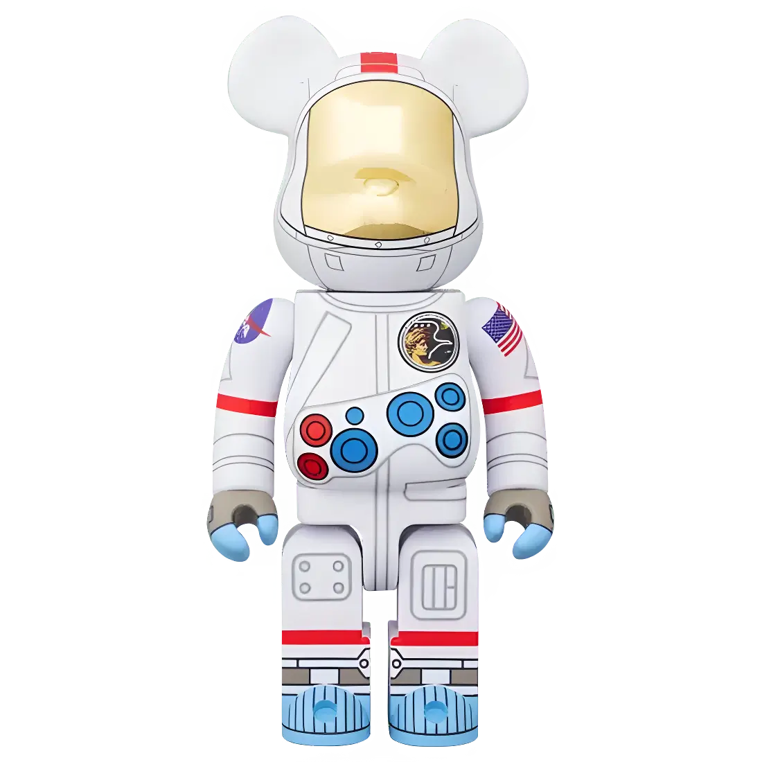 Bearbrick Apollo 17 Astronaut Herstellerbild 3