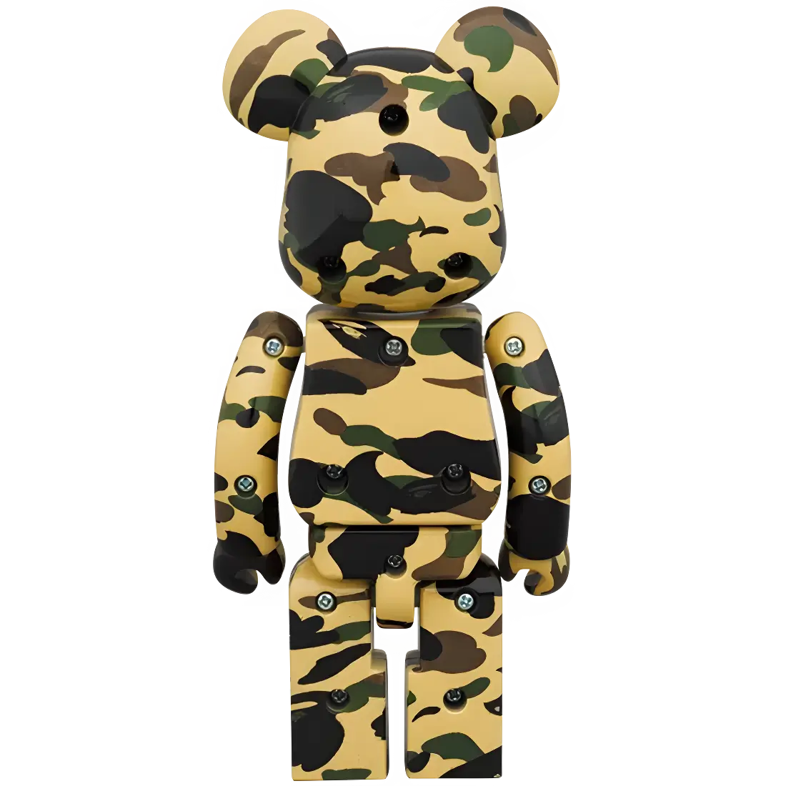 Bearbrick BAPE PLAY 1st Camo Yellow 200% Herstellerbild 2