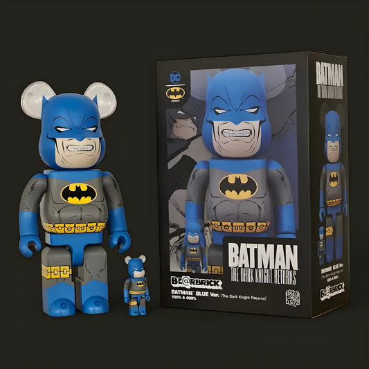 Bearbrick Batman (The Dark Knight Returns Blue Version) mit Verpackung