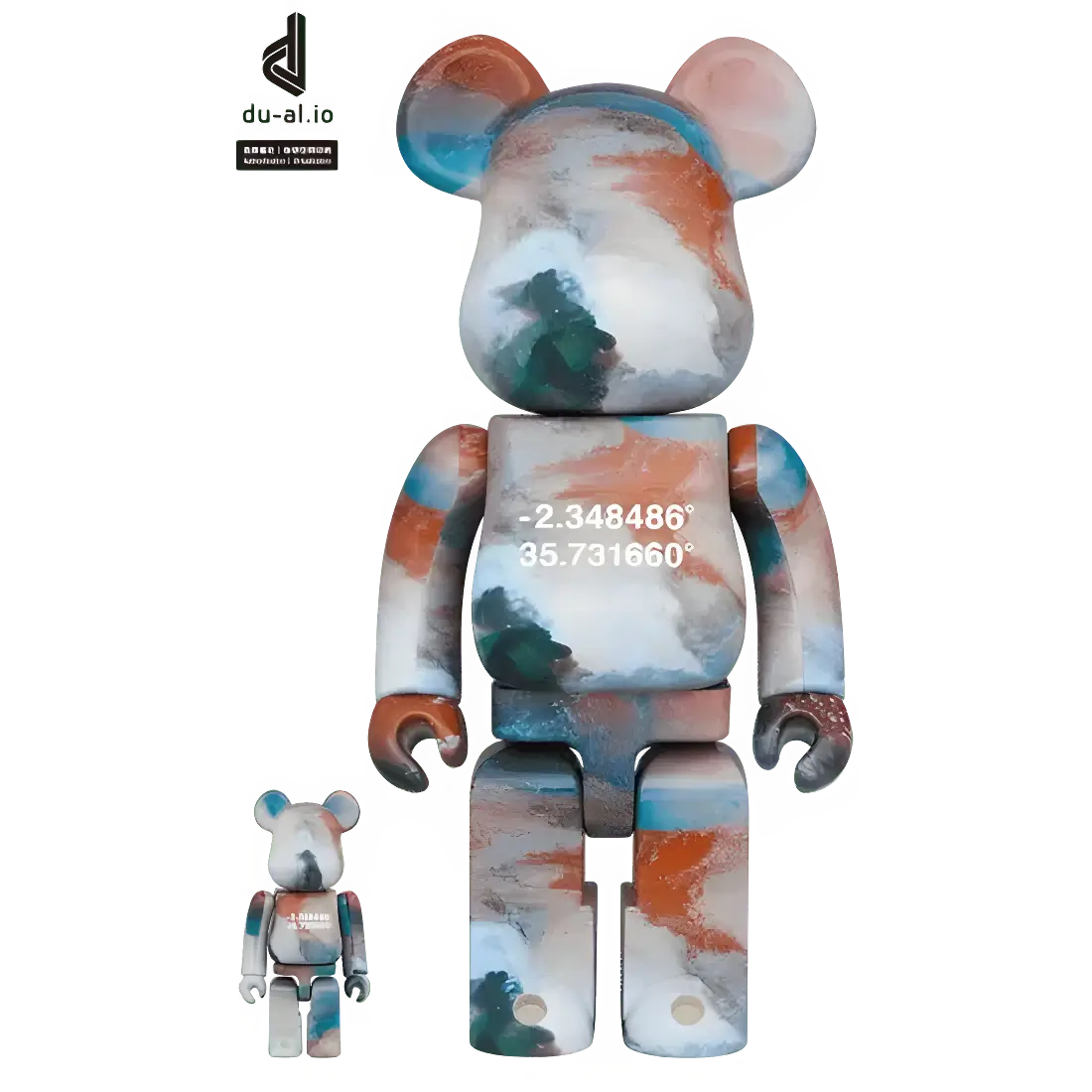 Bearbrick Benjamin Grant Overview 'Lake Natron, Tanzania' 100%+400% Herstellerbild 1