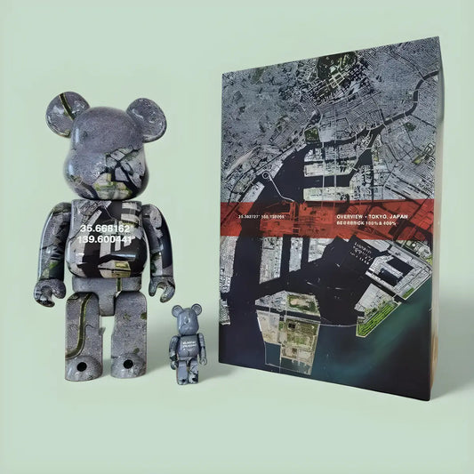 Bearbrick Benjamin Grant Overview 'Tokyo' 100%+400% mit Verpackung