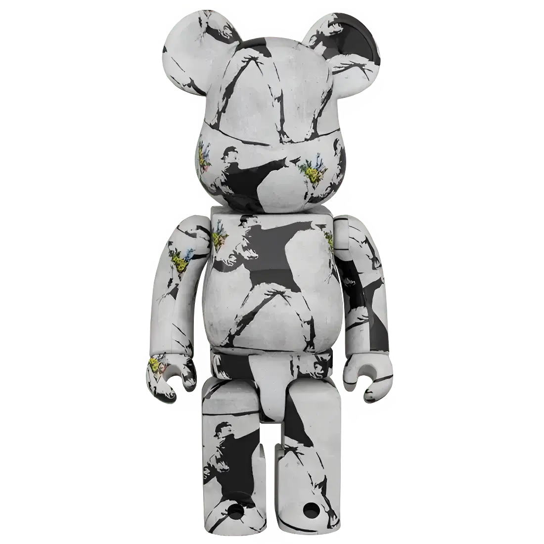 Bearbrick Brandalism 'Flower Bomber' 100%+400% Herstellerbild 3