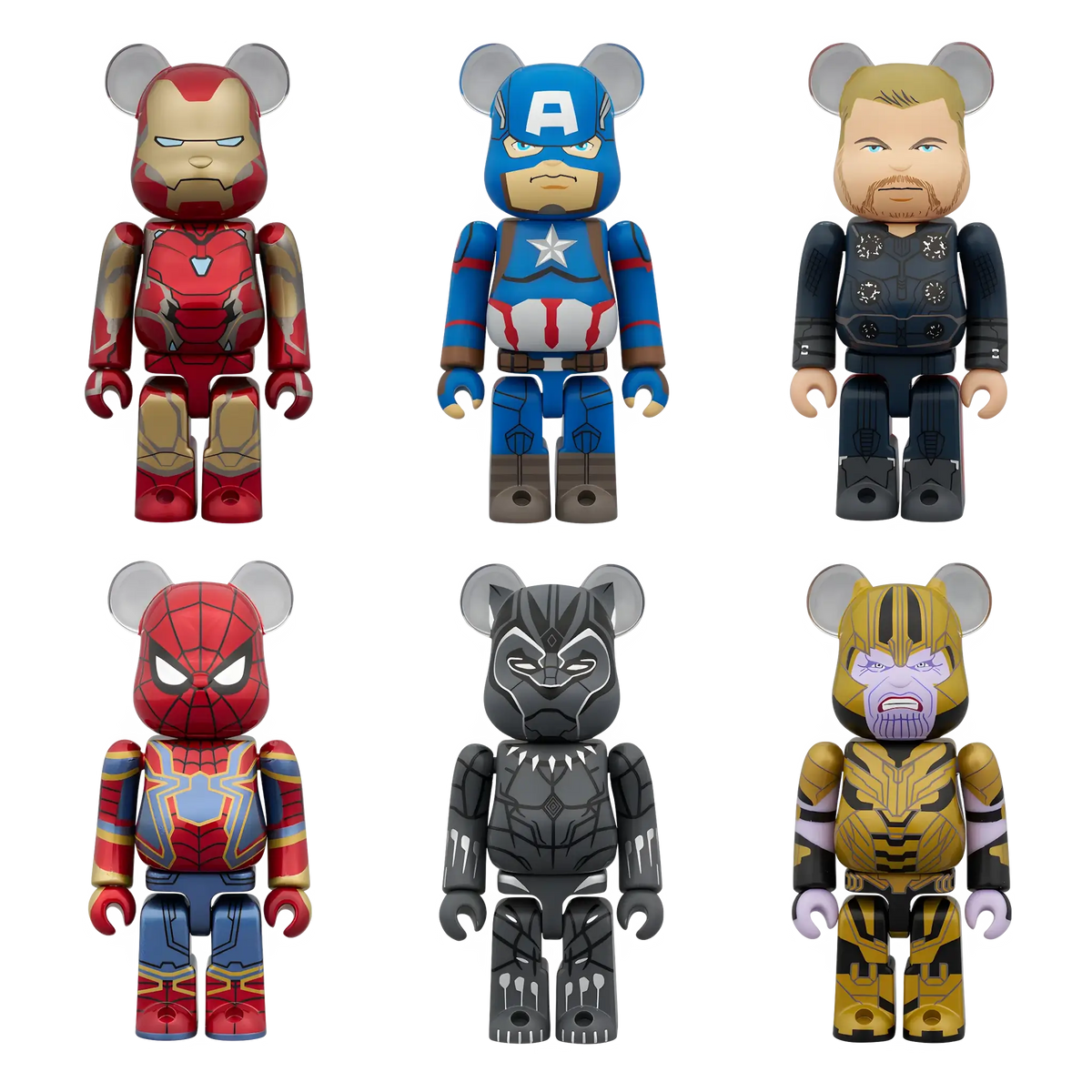 Bearbrick Chase MARVEL Infinity Saga Modellübersicht 100%