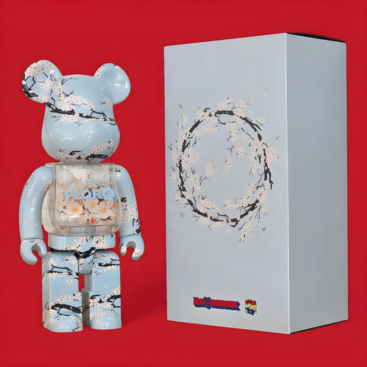 Bearbrick FLOR@ SAKURA 400% mit Verpackung