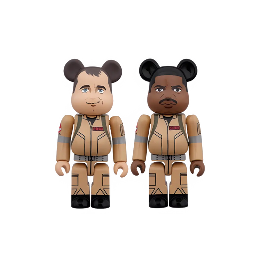 Bearbrick Ghostbusters 2er-Set Peter Venkman & Winston Zeddemore 100% Herstellerbild 1