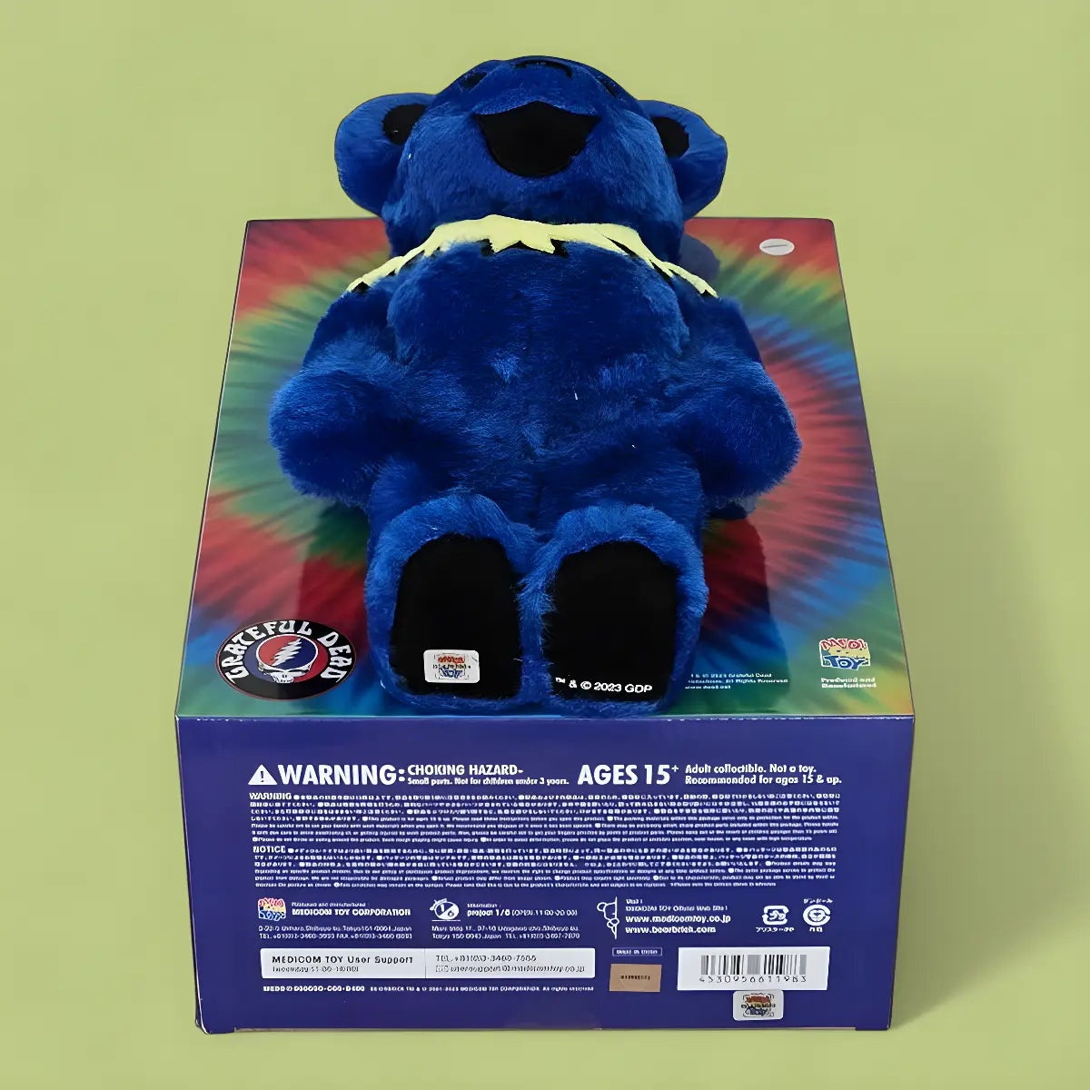 Bearbrick Grateful Dead Dancing Bears Costume Version Blue 400% Echtheitsmerkmale