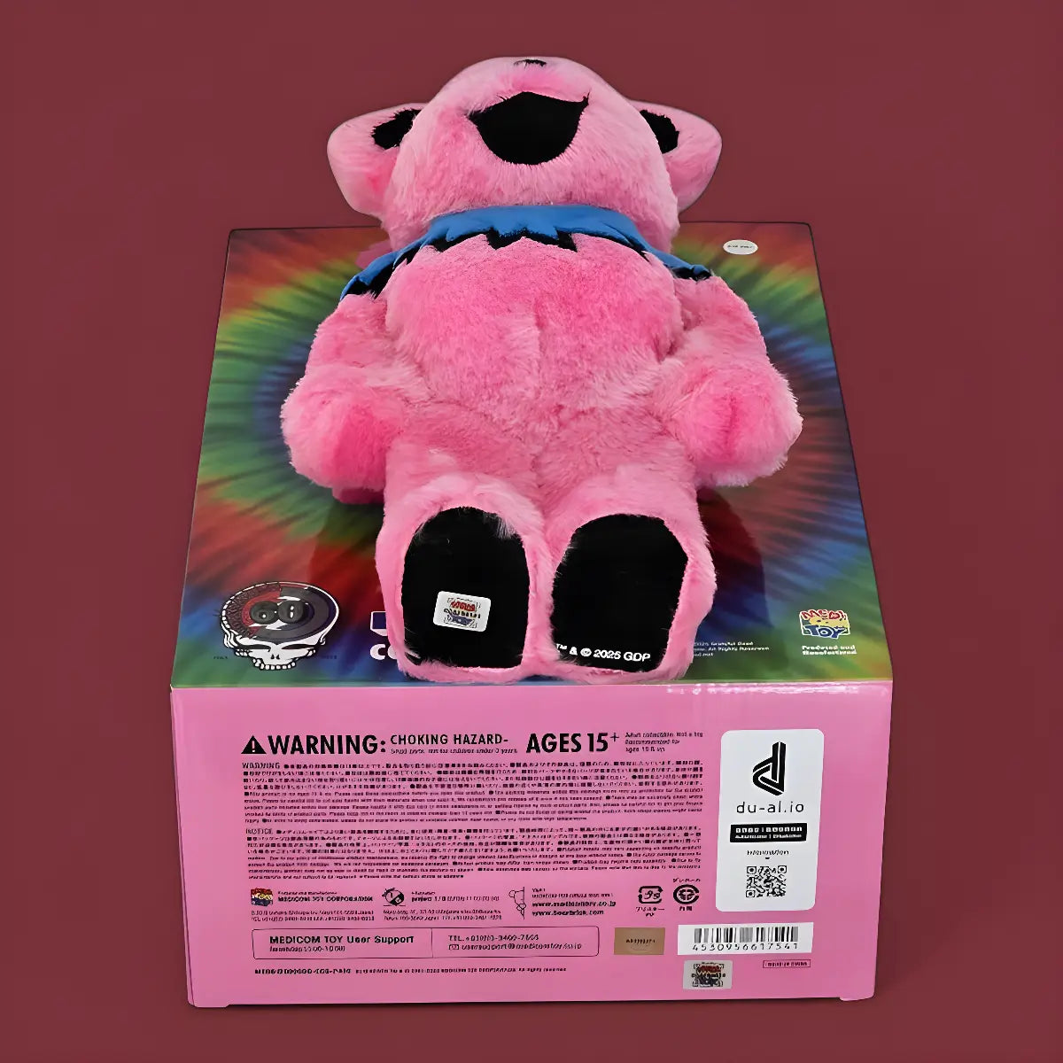 Bearbrick Grateful Dead Dancing Bears Costume Version Pink (400%) Echtheitsmerkmale