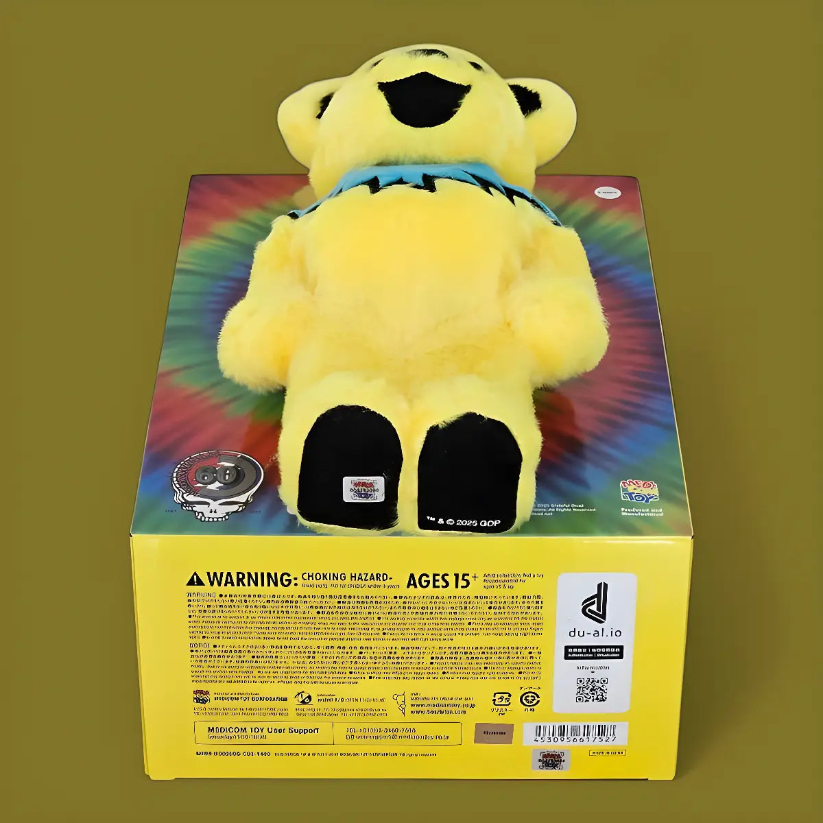 Bearbrick Grateful Dead Dancing Bears Costume Version Yellow 400% Echtheitsmerkmale