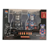 Bearbrick Happy Kuji 'Iron Man' (2023) - A War Machine & Iron Patriot 100% in der Verpackung