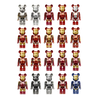 Bearbrick Happy Kuji 'Iron Man' (2023) - Modellübersicht 100%