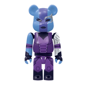 Bearbrick Happy Kuji 'MARVEL' (2021) - 16 Nebula 100% Herstellerbild