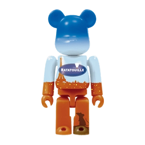 Bearbrick Happy Kuji 'Pixar Christmas Party' (2013) - 22 Remy's Delicious Restaurant 100% Herstellerbild
