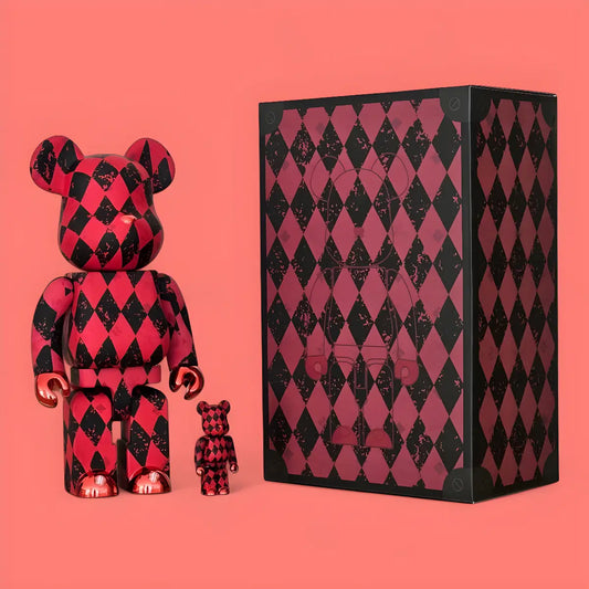 Bearbrick Harley Quinn × MCM 100%+400% mit Verpackung