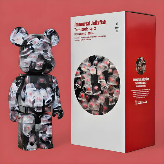 Bearbrick Immortal Jellyfish Turritopsis sp. 2 1000% mit Verpackung