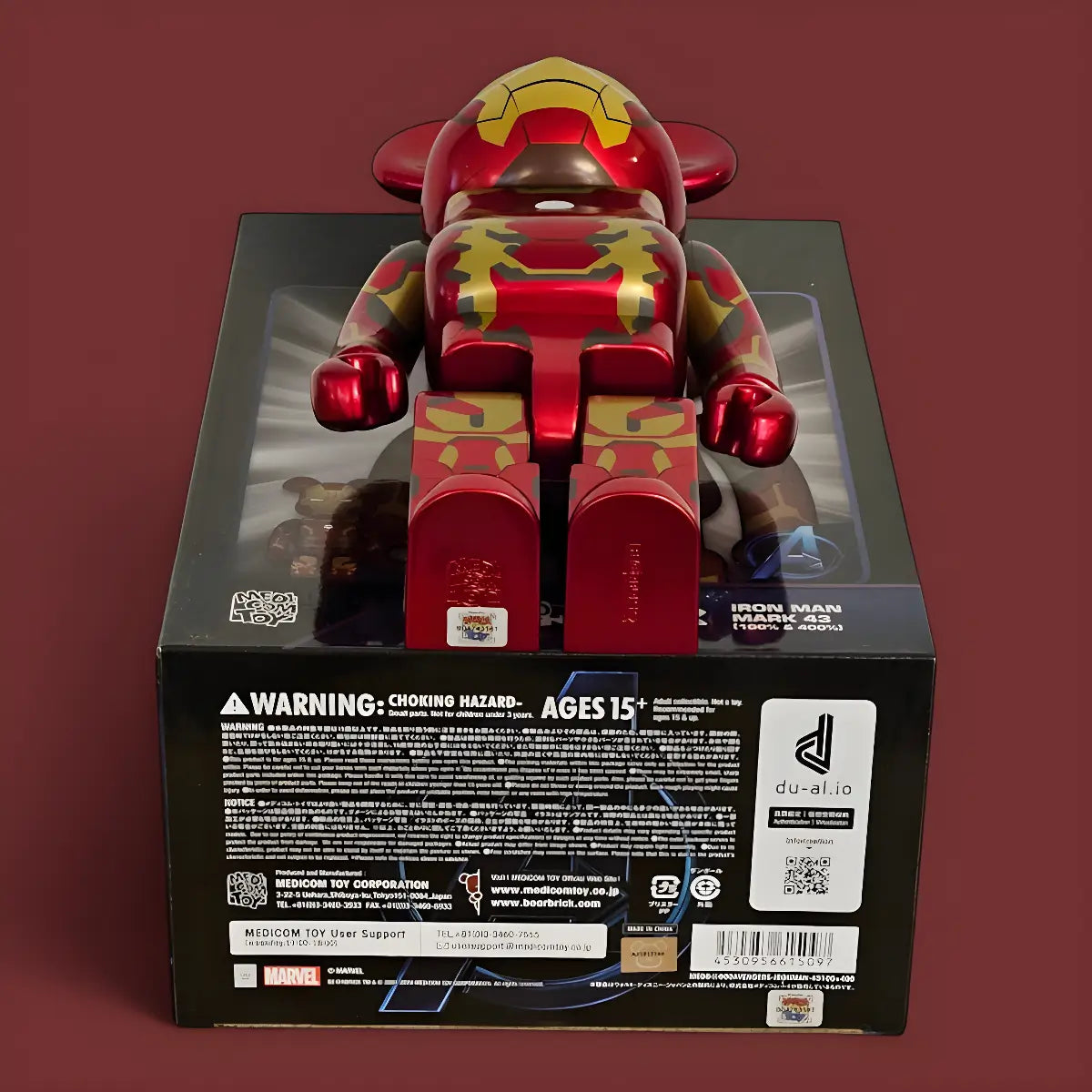 Bearbrick Iron Man Mark 43 Echtheitsmerkmale