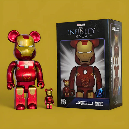 Bearbrick Iron Man Mark IV mit Verpackung