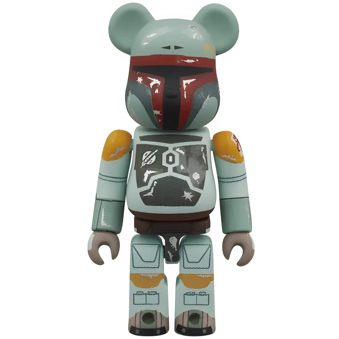 Bearbrick Jango Fett & Boba Fett 2er-Set 100% Herstellerbild 3