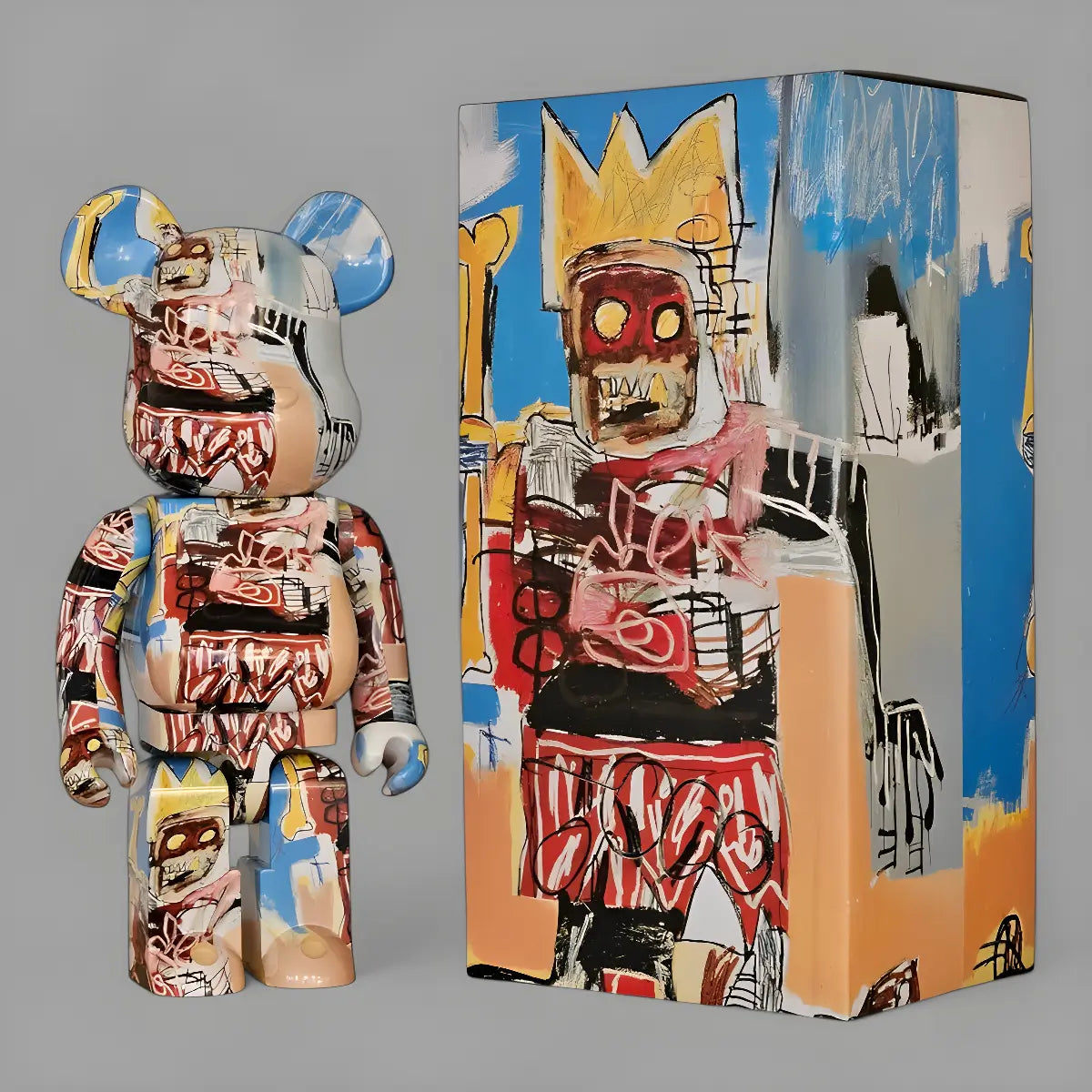 Bearbrick Jean-Michel Basquiat #6 1000% mit Verpackung