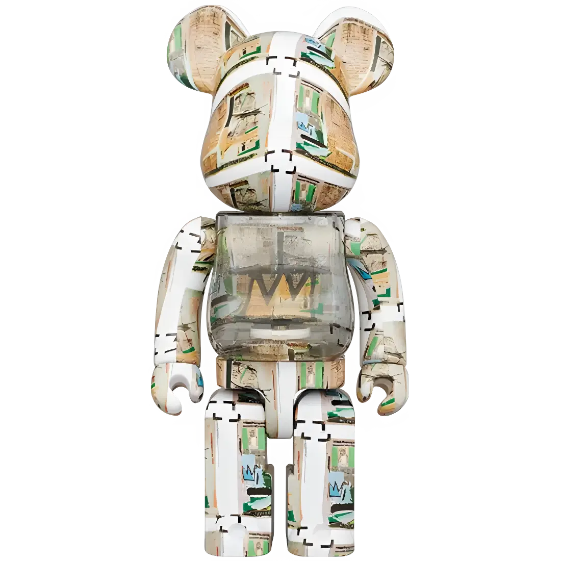 Bearbrick Jean-Michel Basquiat 'King Pleasure' 100%+400% Herstellerbild 3