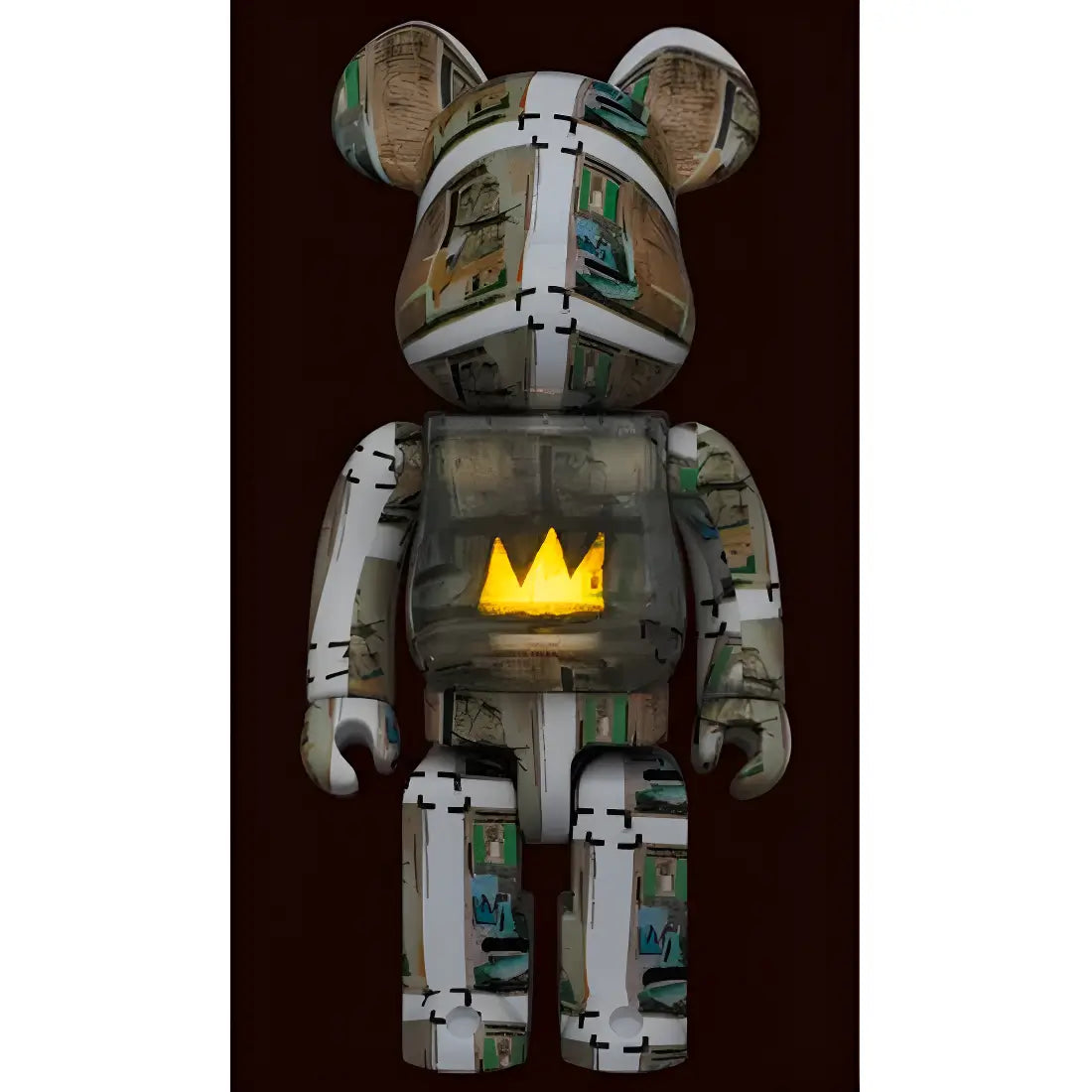 Bearbrick Jean-Michel Basquiat 'King Pleasure' 100%+400% Herstellerbild 5