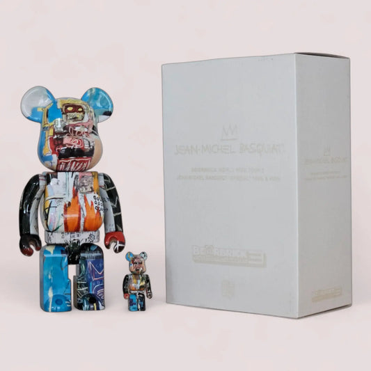 Bearbrick Jean-Michel Basquiat 'Special' 100%+400% mit Verpackung