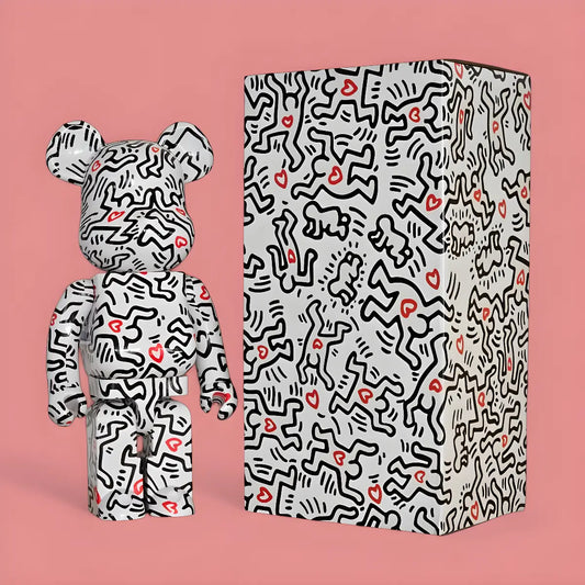 Bearbrick Keith Haring #8 1000% mit Verpackung