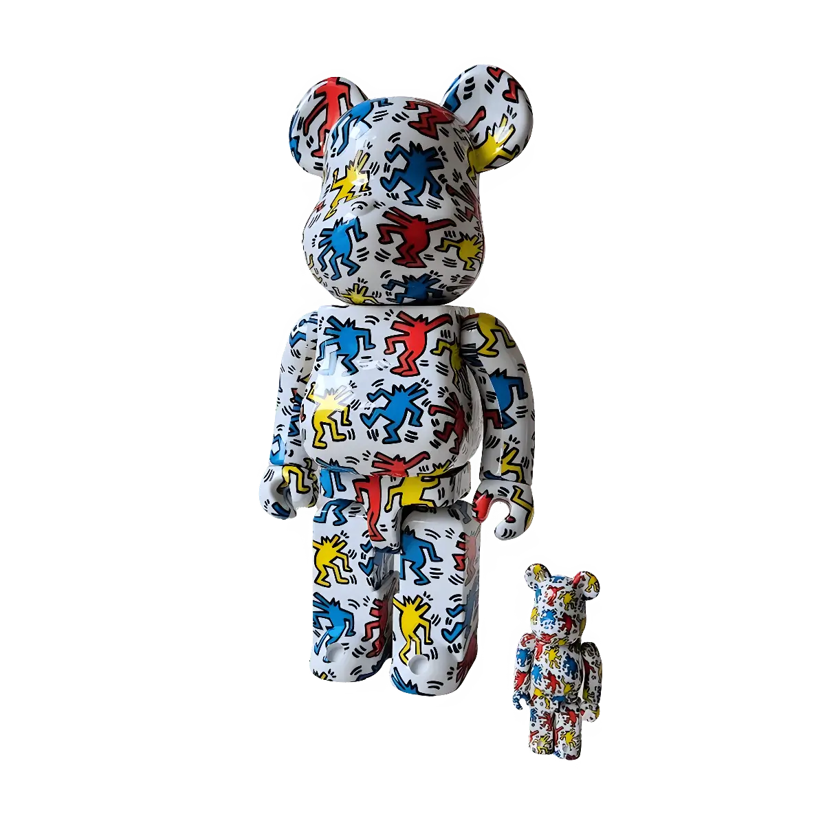 Bearbrick Keith Haring #9 100%+400% schräg