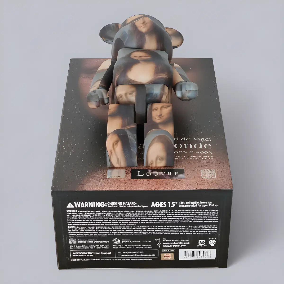 Bearbrick Leonardo da Vinci 'Mona Lisa' 100%+400% Echtheitsmerkmale