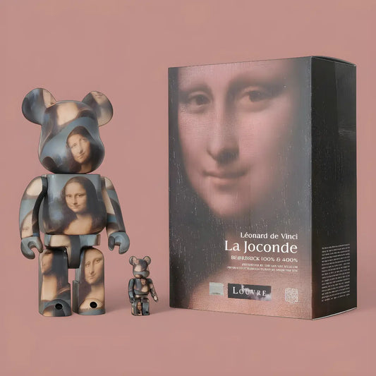 Bearbrick Leonardo da Vinci 'Mona Lisa' 100%+400% mit Verpackung