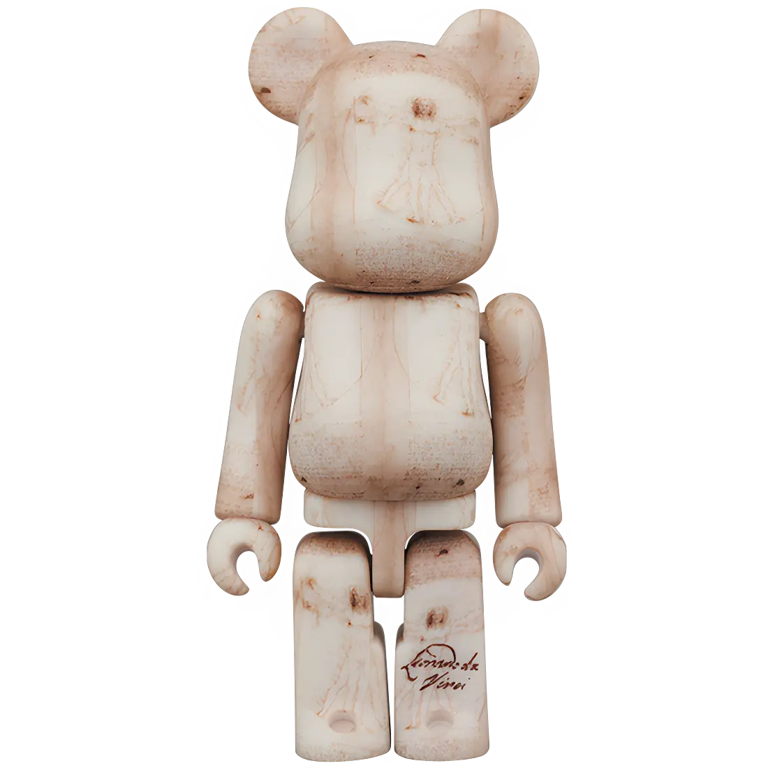 Bearbrick Leonardo da Vinci 'Vitruvian Man' 100%+400% Herstellerbild 2