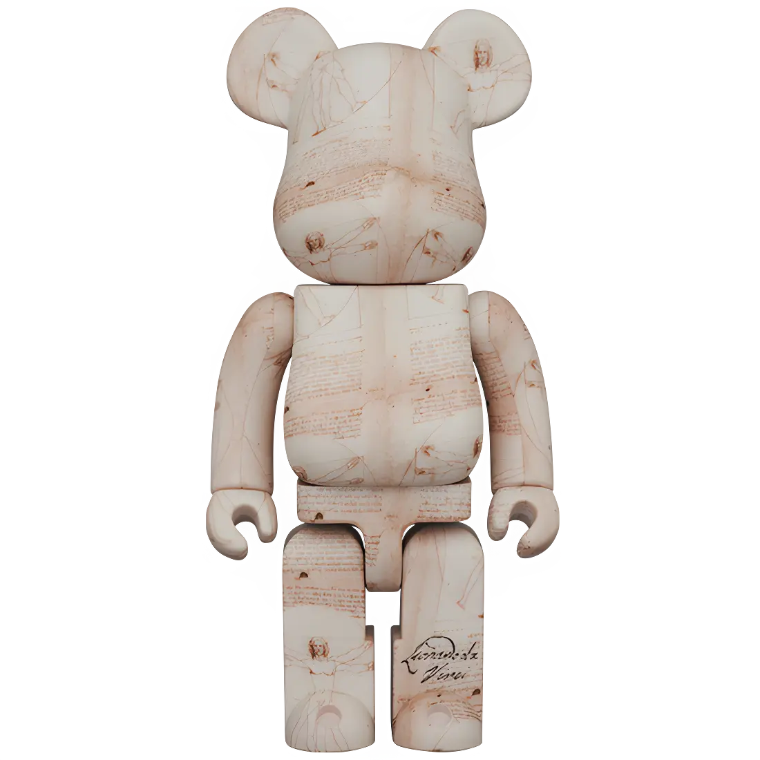 Bearbrick Leonardo da Vinci 'Vitruvian Man' 100%+400% Herstellerbild 3