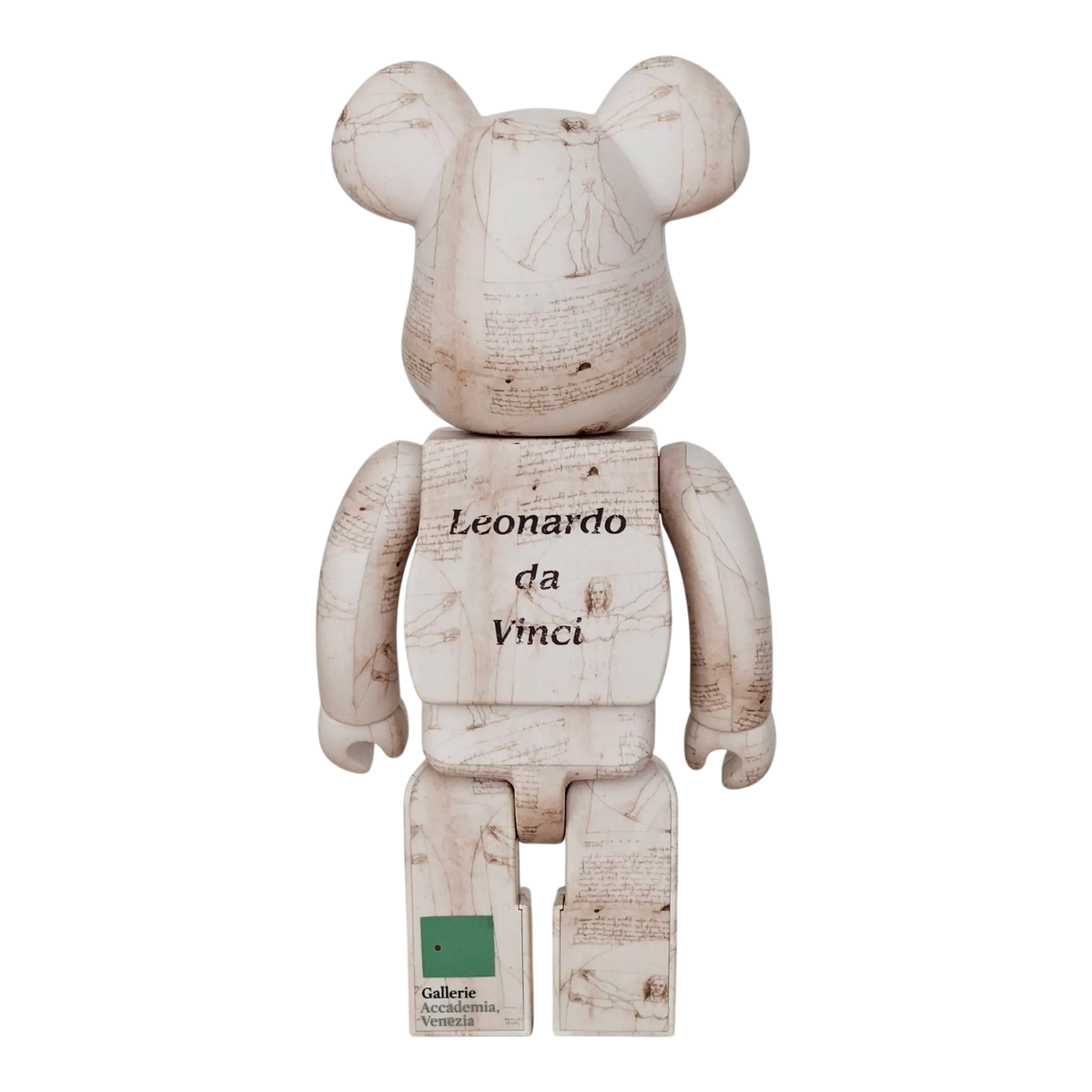 Bearbrick Leonardo da Vinci 'Vitruvian Man' 100%+400% Rückseite
