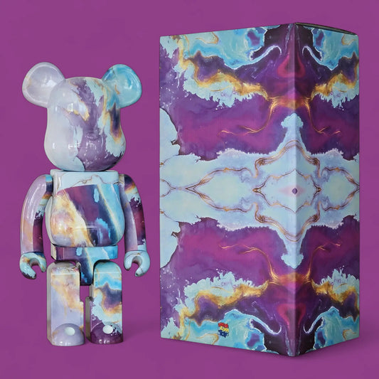 Bearbrick Marble 1000% mit Verpackung
