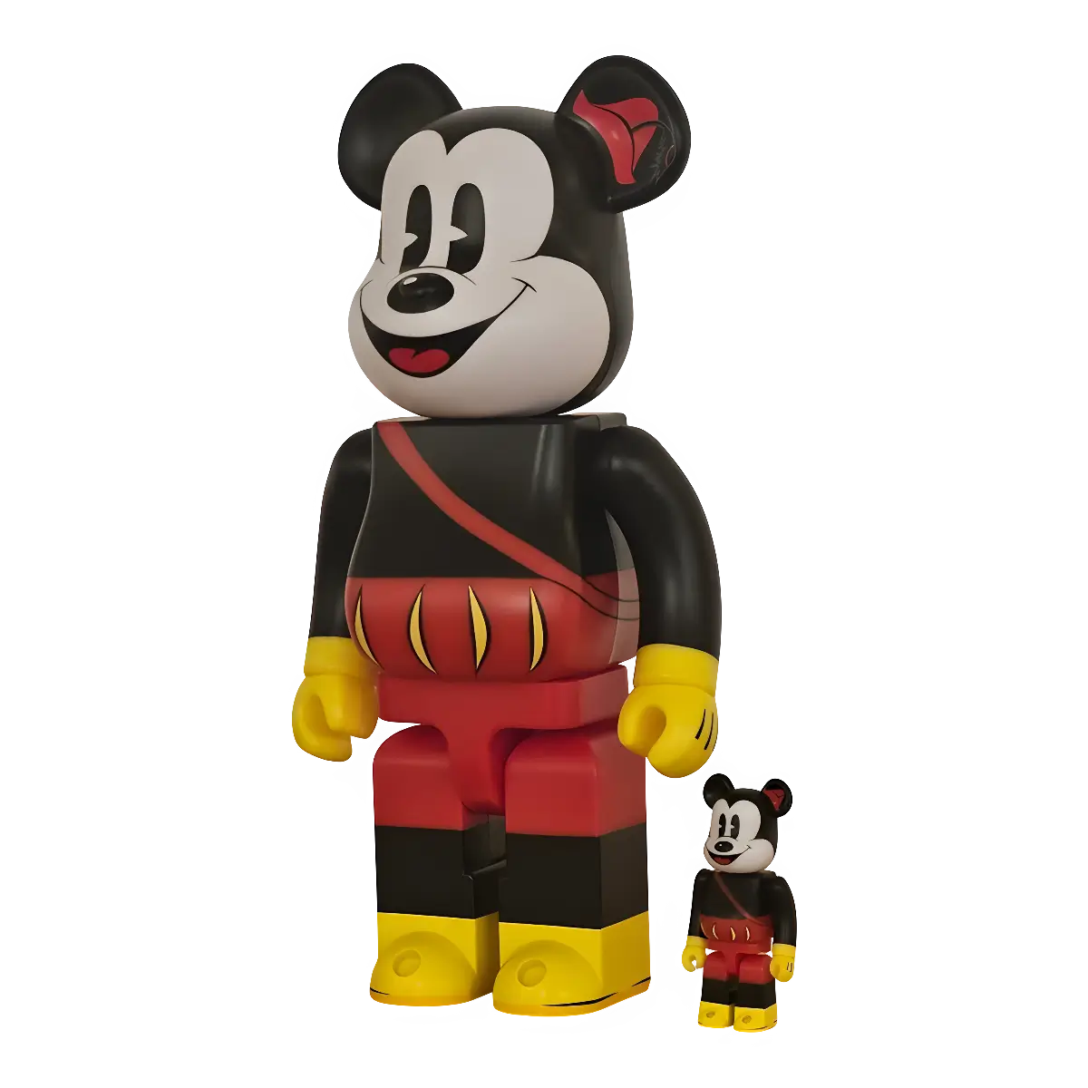 Bearbrick Mickey the Bard 100%+400% schräg