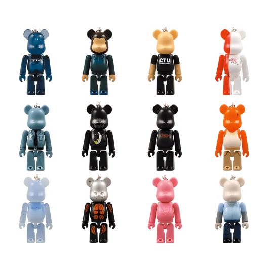 Bearbrick PEPSI.NEX × FOX - komplette Kollektion aus 12 Figuren 100% Herstellerbild
