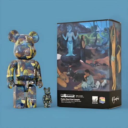 Bearbrick Paul Gauguin Where Do We Come From 100%+400% mit Verpackung