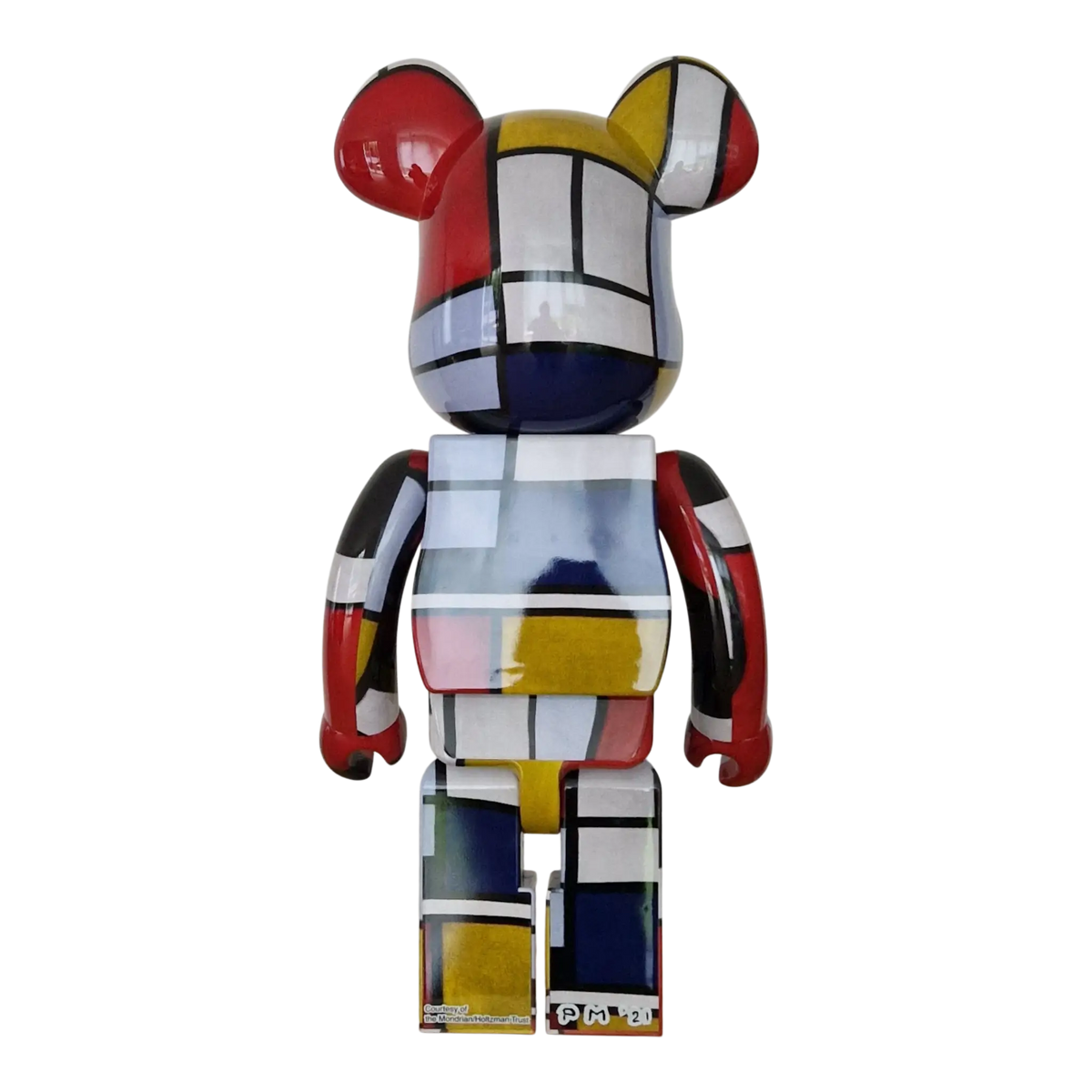 Bearbrick Piet Mondrian 1000% Rückseite