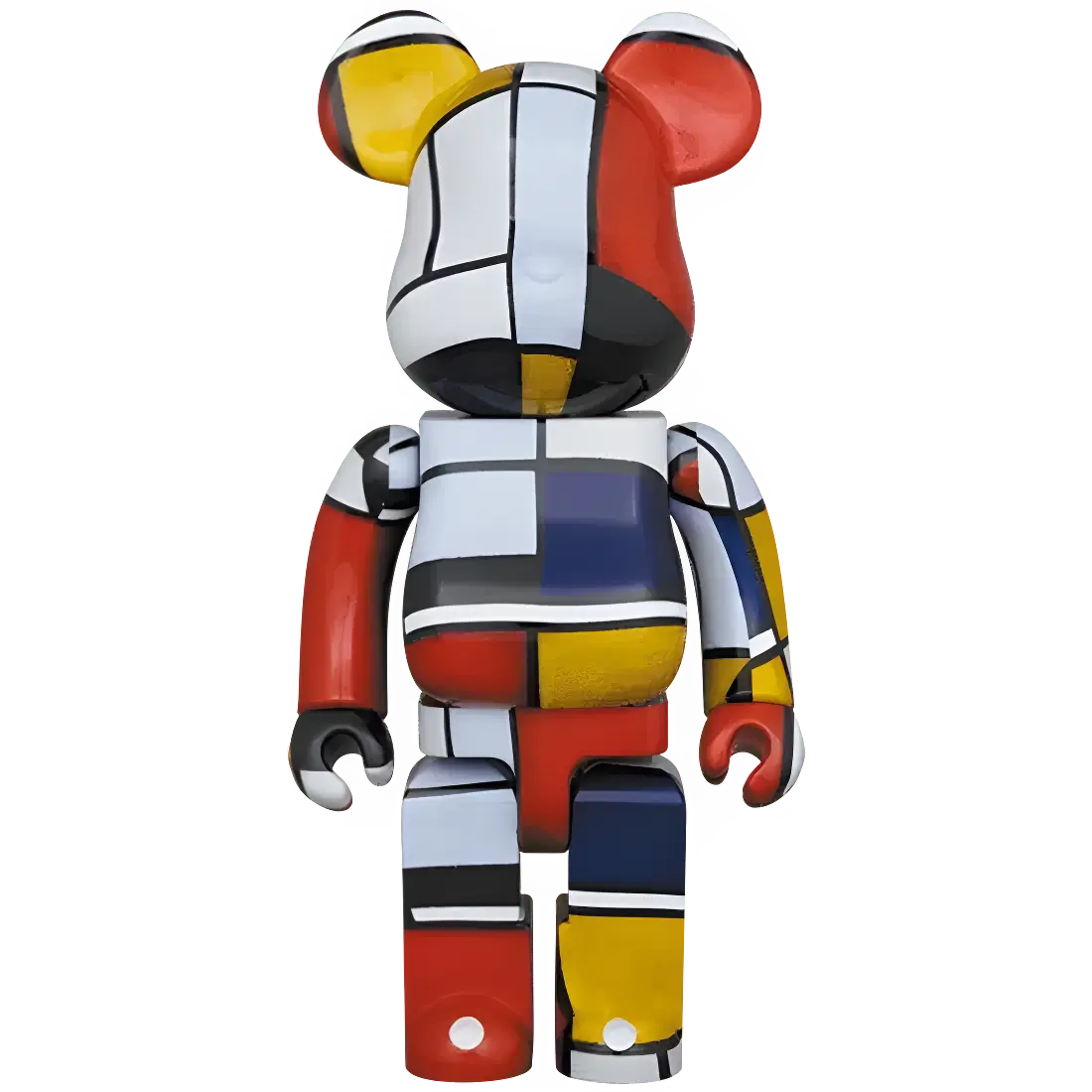 Bearbrick Piet Mondrian 100%+400% Herstellerbild 3