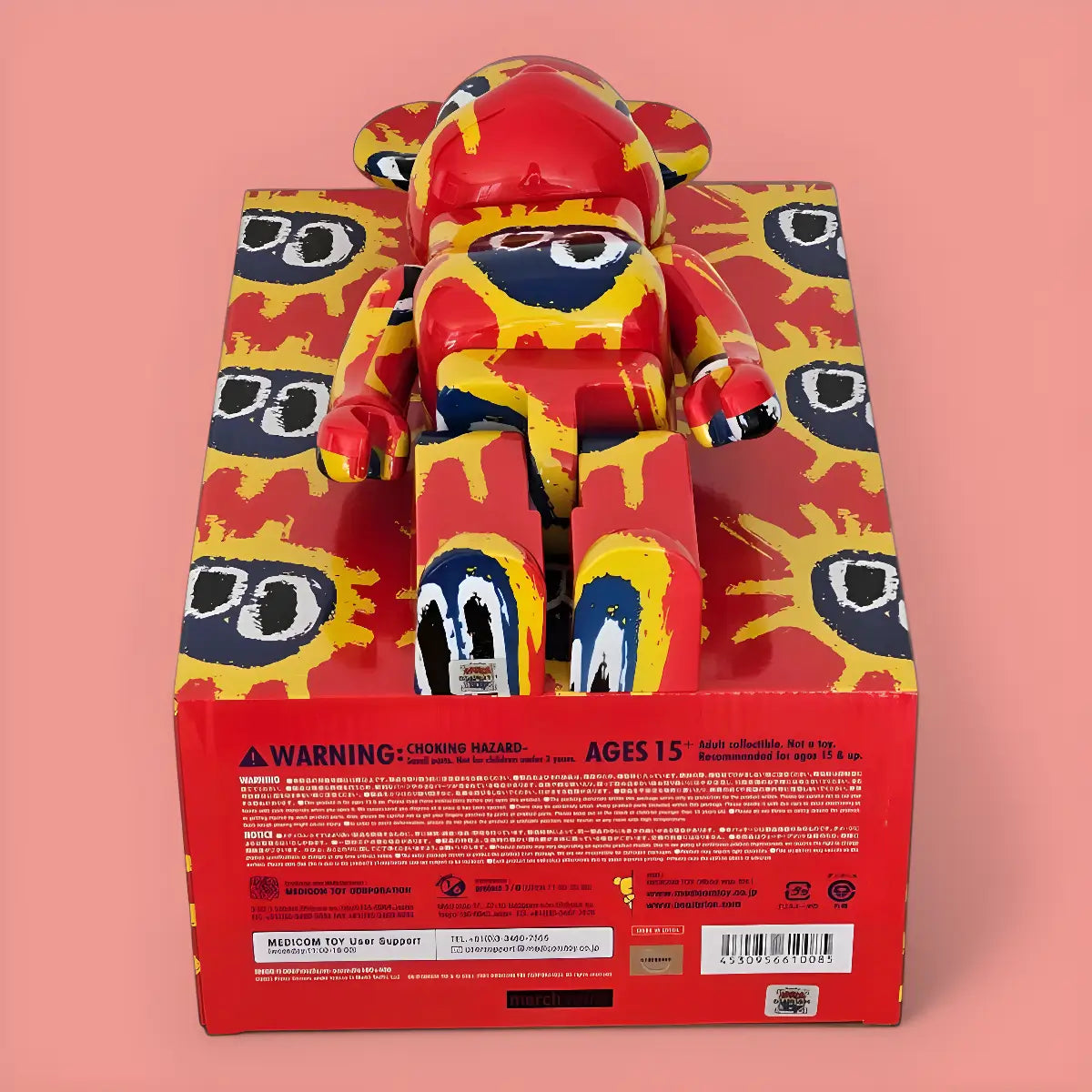Bearbrick Primal Scream 'screamadelica' 100%+400% Echtheitsmerkmale