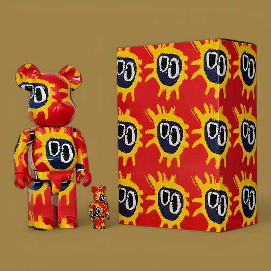 Bearbrick Primal Scream 'screamadelica' 100%+400% mit Verpackung